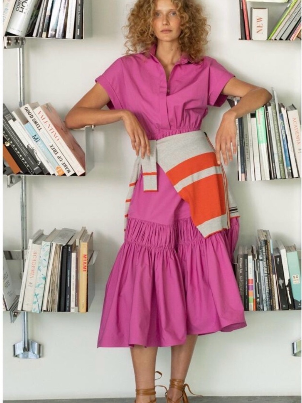 SILVIA TCHERASSI Miniato Midi Dress